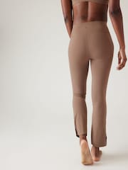 Athleta Neutral Transcend Mid Rise Straight Leggings - Image 2 of 4