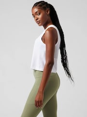 Athleta White Ultimate Muscle Tank Top - Image 3 of 8