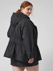 Athleta Black Waterproof Hooded Jacket - Image 2 of 9