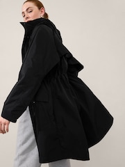 Athleta Black Waterproof Hooded Jacket - Image 6 of 9