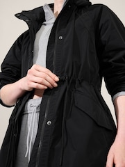 Athleta Black Waterproof Hooded Jacket - Image 7 of 9