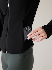 Athleta Black Zip Through Gym Jacket - Image 10 of 10