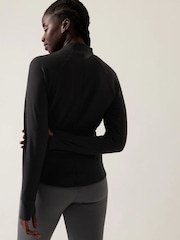 Athleta Black Zip Through Gym Jacket - Image 2 of 10
