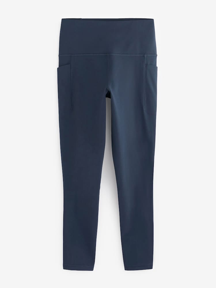 modra - Athleta Pozdrav z visokim pasom Pocket pajkice - Slika 7 iz 7