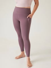 Athleta Purple Salutation Stash 7/8 Leggings - Image 4 of 6