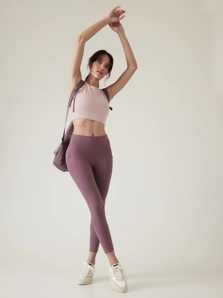 Athleta Purple Salutation Stash 7/8 Leggings - Image 6 of 6 Athleta Purple Salutation Stash 7/8 Leggings - Image 6 of 6