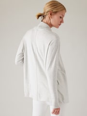 Серый - Athleta Пранаяма Восстановление Длинное обертывание кардиган - Image 2 of 4