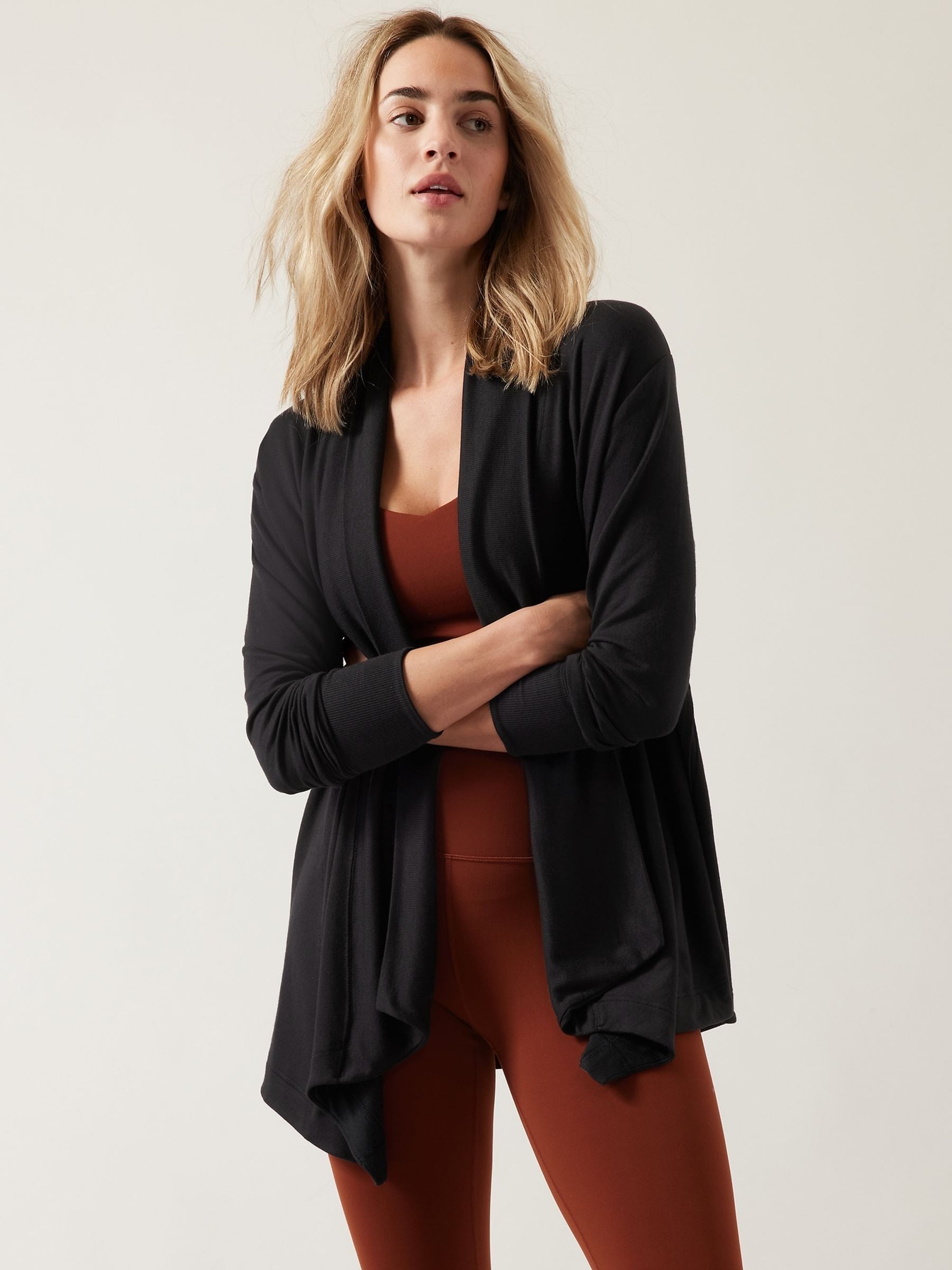 {Athleta} 2024 Pranayama Wrap Cardigan Sweater- Women’s 1X