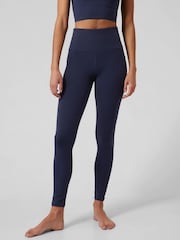 Azul - Mallas de tiro alto con bolsillos de Athleta Salutation - Imagen 1 de 2