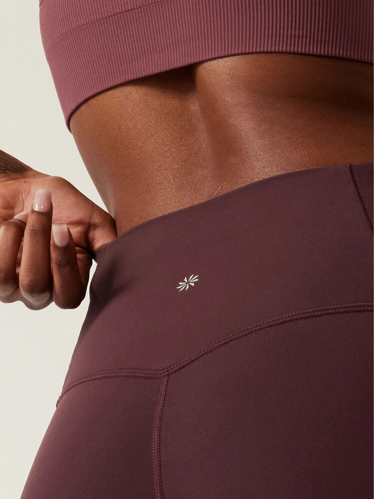 Athleta Purple Salutation High Waisted Leggings - Image 7 of 7 Athleta Purple Salutation High Waisted Leggings - Image 7 of 7