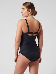 Athleta Black Square Neck Bra Cup Tankini Top - Image 4 of 4