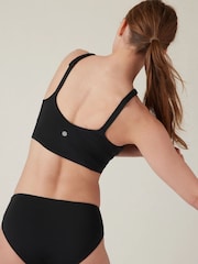 Athleta Black A-C Cup Crossed Bikini Top - Image 2 of 4