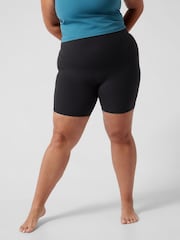 Athleta Black Transcend Mid Rise 5" Cycling Shorts - Image 1 of 6