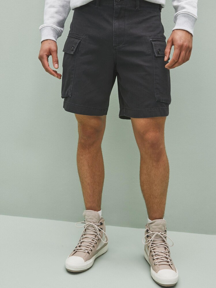 Gap Black 8" Cargo Shorts - Image 1 of 4