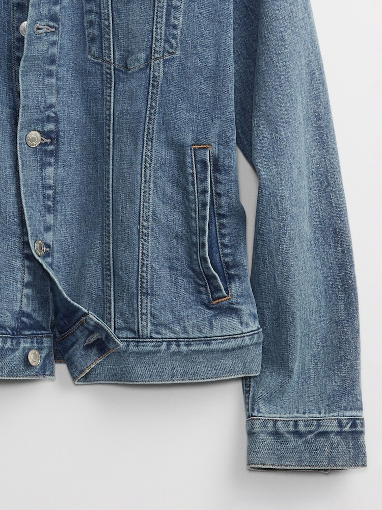 Gap Light Blue Icon Denim Jacket - Image 4 of 4