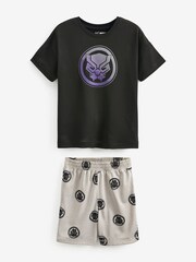 Gap Black Marvel Iron Man Short Sleeve Pyjama Shorts Set - Image 1 of 4