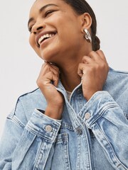 Gap Blue Denim Shirt Jacket - Image 3 of 4