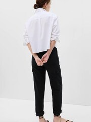 Gap Black Twill Cargo Trousers - Image 2 of 5