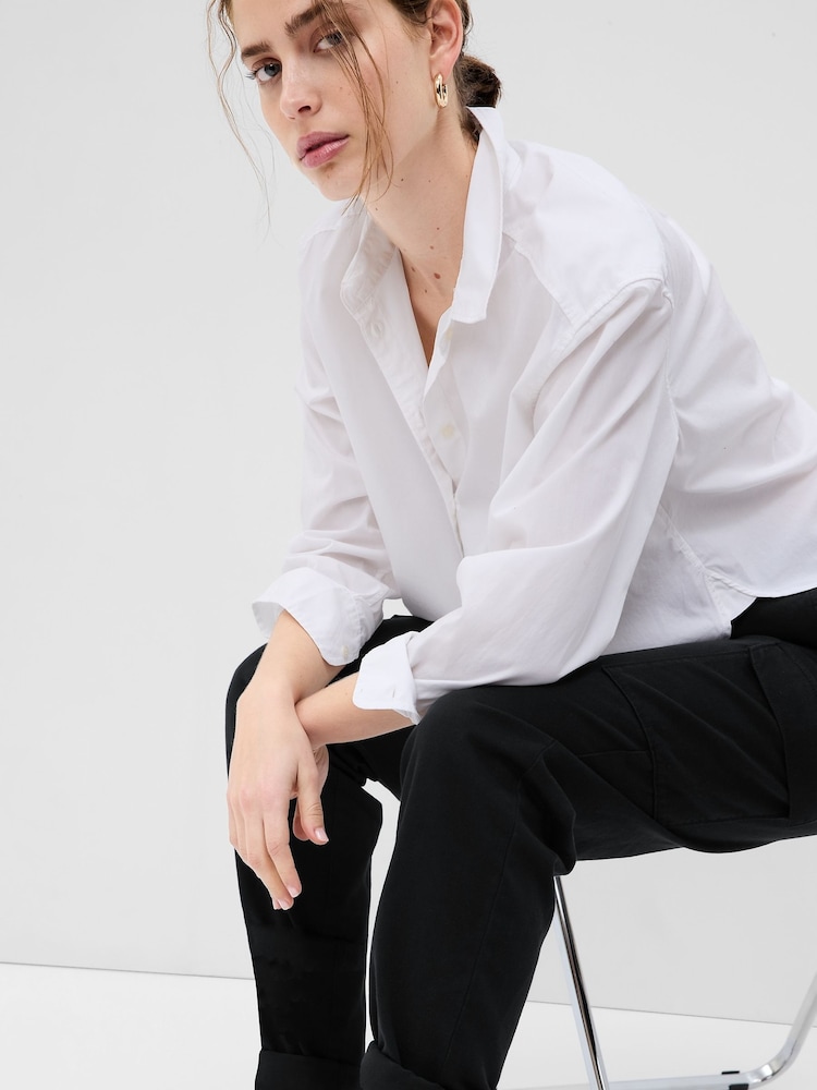 Gap Black Twill Cargo Trousers - Image 1 of 3