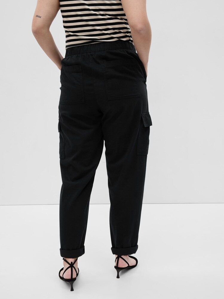 Gap Black Twill Cargo Trousers - Image 2 of 3