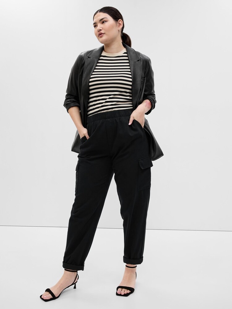 Gap Black Twill Cargo Trousers - Image 5 of 5 Gap Black Twill Cargo Trousers - Image 5 of 5