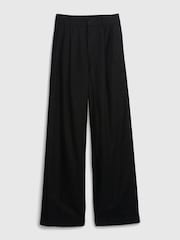 Gap Black Linen Blend Pleated Trousers - Image 5 of 5