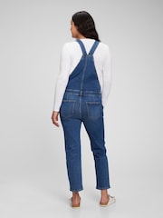 Gap Blue Maternity Denim Dungarees - Image 2 of 4