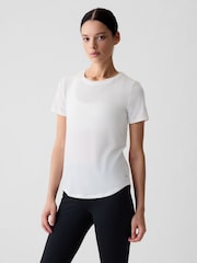 Gap White Breathe Short Sleeve Crew Neck T-Shirt - Image 1 of 7