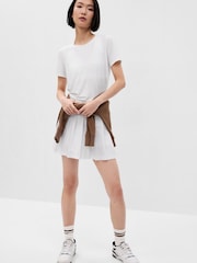 Gap White Breathe Short Sleeve Crew Neck T-Shirt - Image 5 of 7