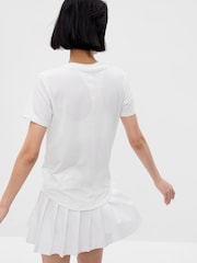 Gap White Breathe Short Sleeve Crew Neck T-Shirt - Image 7 of 7