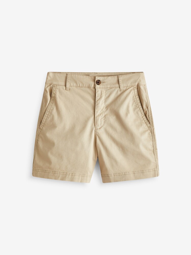 Gap Beige Mid Rise Chino Girlfriend Shorts - Image 1 of 1