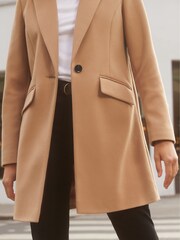 Friends Like These Camel Tailored Single Button Coat - Image 2 of 4