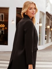 Friends Like These Black Tailored Single Button Coat - Image 4 of 4
