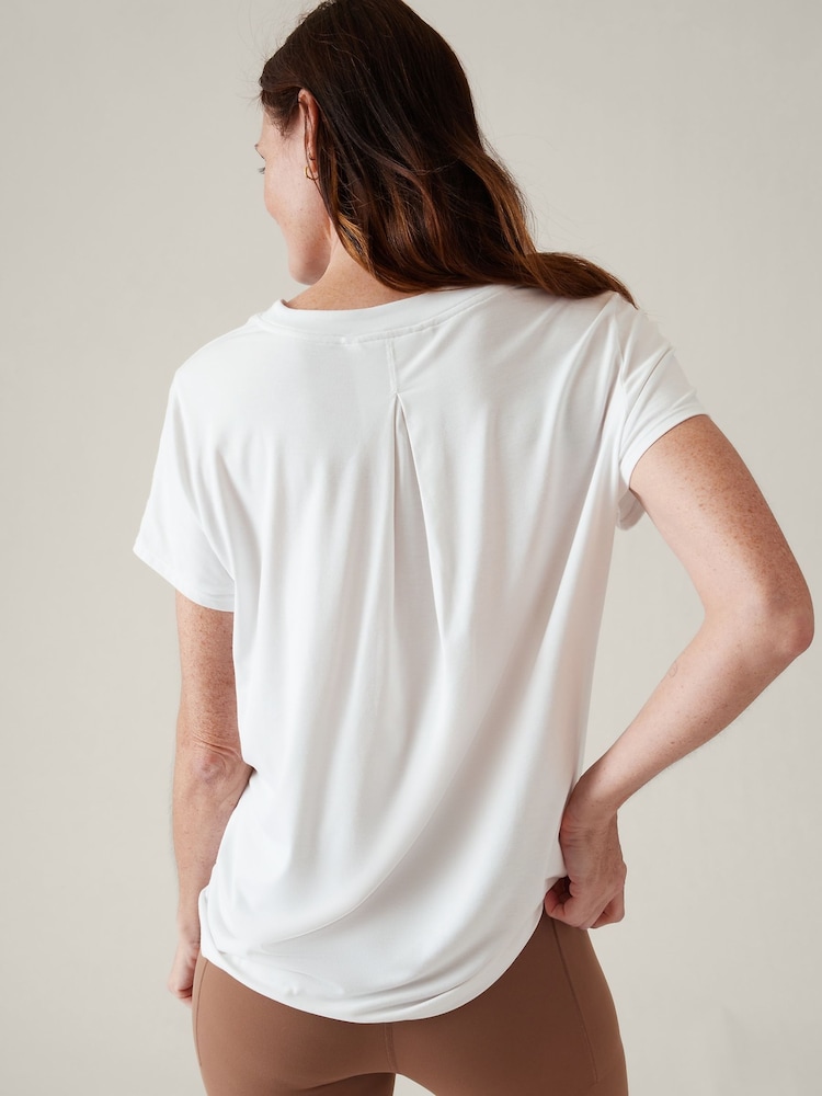 Athleta White With Ease T-Shirt - Image 2 of 5
