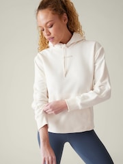 Athleta Cream Breathable Hoodie - Image 1 of 7