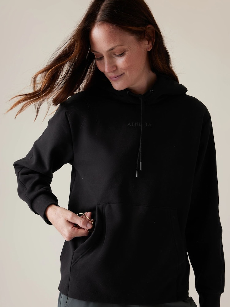 Athleta Black Breathable Hoodie - Image 1 of 6