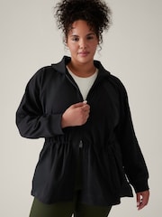 Athleta Black Triumph Hooded Jacket - Image 1 of 6