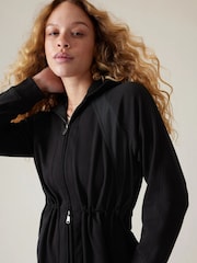 Athleta Black Triumph Hooded Jacket - Image 3 of 6