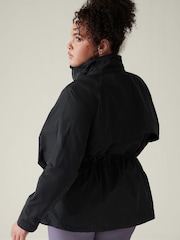 Athleta Black Westerley High Neck Windbreaker Jacket - Image 2 of 4