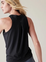 Athleta Black Crew Neck Muscle Tank - Image 3 of 5