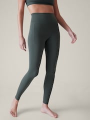 Athleta Green Transcend Mid Rise Leggings - Image 1 of 6