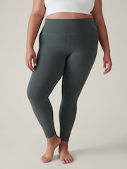 Athleta Green Transcend Mid Rise Leggings - Image 4 of 6