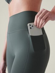 Athleta Green Transcend Mid Rise Leggings - Image 6 of 6