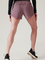 Athleta Purple Mid Rise 4 Inch Running Shorts - Image 5 of 5