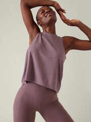 Athleta Purple Crew Neck Muscle Tank - Image 1 of 6