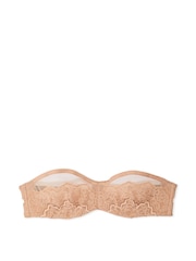 Victoria's Secret Praline Nude Strapless Lace Balcony Minimiser Bra - Image 3 of 5
