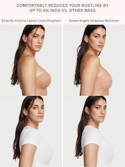 Victoria's Secret Praline Nude Strapless Lace Balcony Minimiser Bra - Image 4 of 5