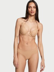 Victoria's Secret Praline Nude Lace Waist Cheeky Knickers - Image 1 of 3