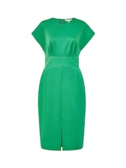Yumi Green Scuba Kimono Sleeve Fitted Dress - Image 5 of 5