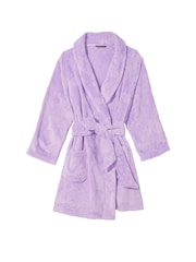 Victoria's Secret Purple Cosy Short Dressing Gown - Image 3 of 4